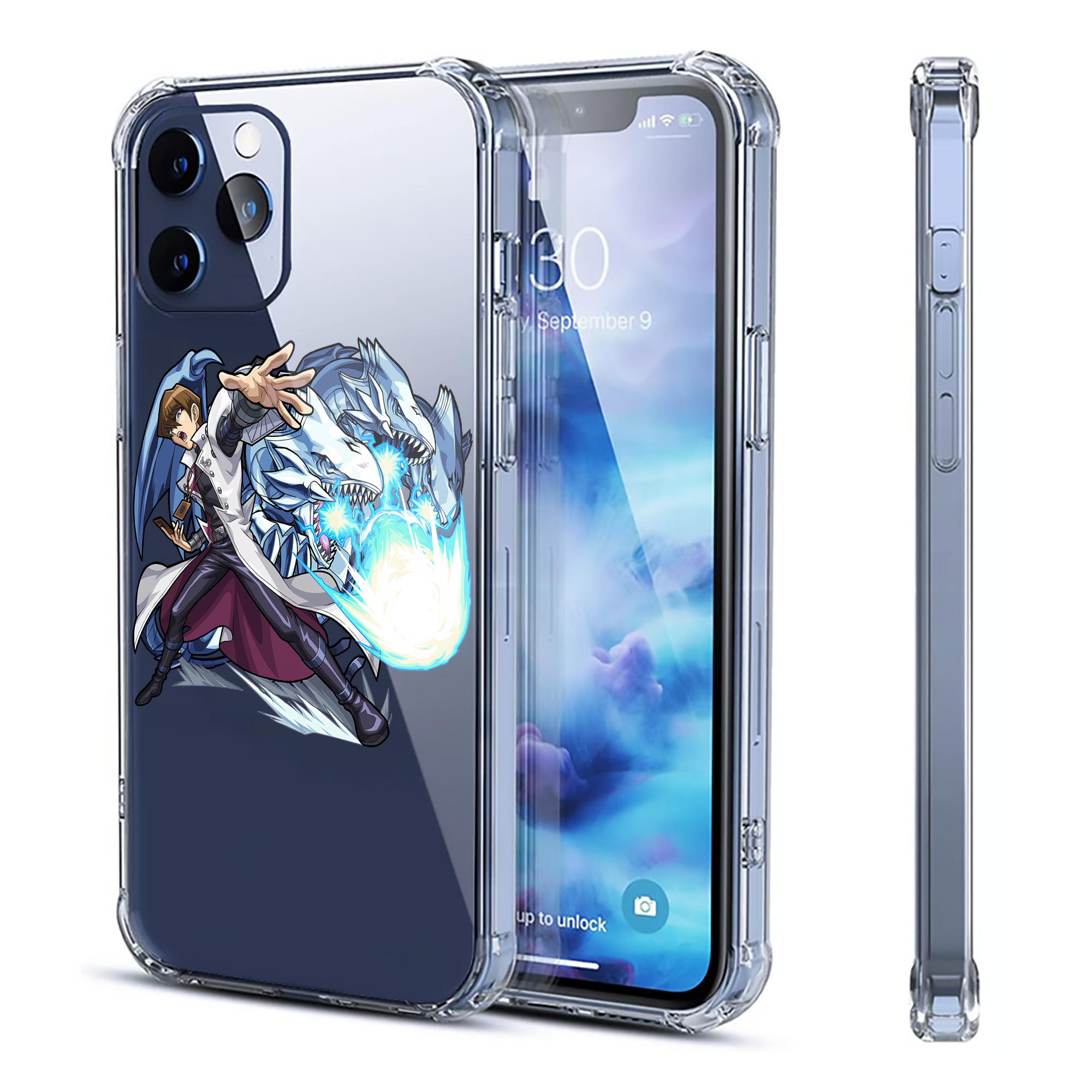 （画像用） 遊☆戯☆王 Yu-Gi-Oh! 【iPhone 12シリーズ対応】透明スマホケース（クリアソフトケース）
